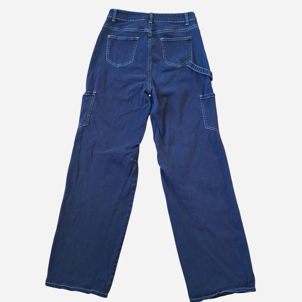 No-brand Women's Navy and White Trousers - Picture 2 of 6